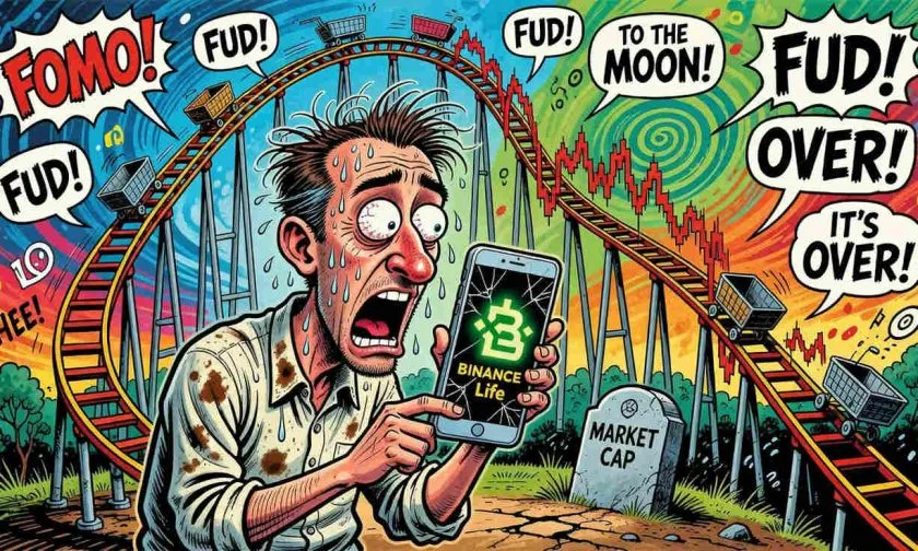 币安人生 pierde un 19% desde máximos mientras el volumen colapsa un 69%