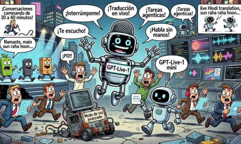 OpenAI lanza GPT-Live-1 y redobla la batalla por la voz como principal interfaz para la IA