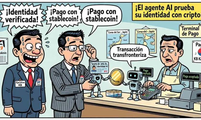 Prueba de concepto de KB Kookmin Card busca integrar agentes de IA y activos digitales