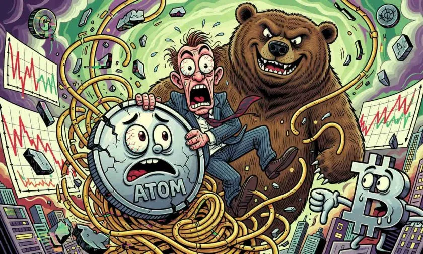 Cosmos (ATOM) lucha por mantenerse sobre $1,75 en una sesión de débil volumen