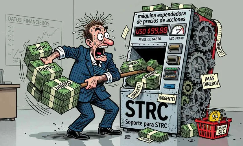 STRC alcanza los USD $99,88 mientras Strategy prioriza recompra de acciones sobre BTC