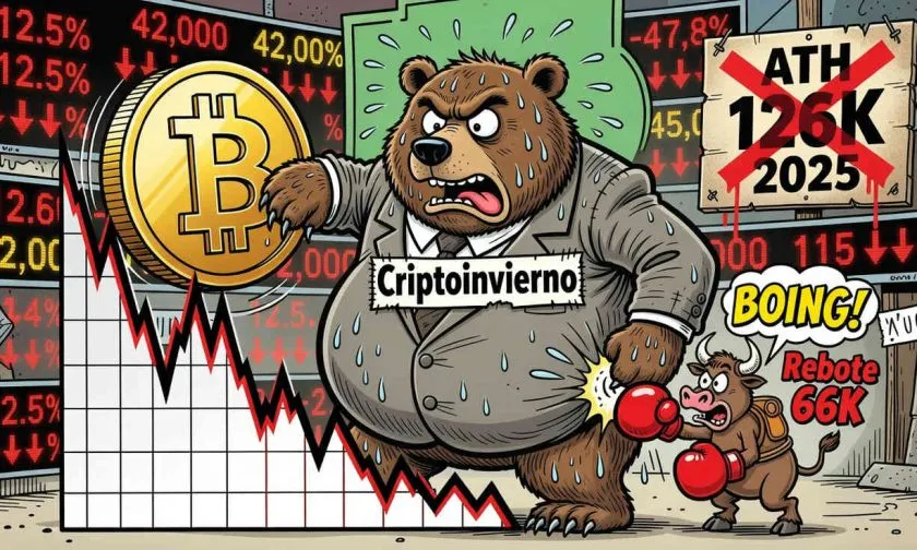 Bitcoin sube 2.7% pero sigue 47% bajo su máximo histórico: ¿rebote o trampa alcista?