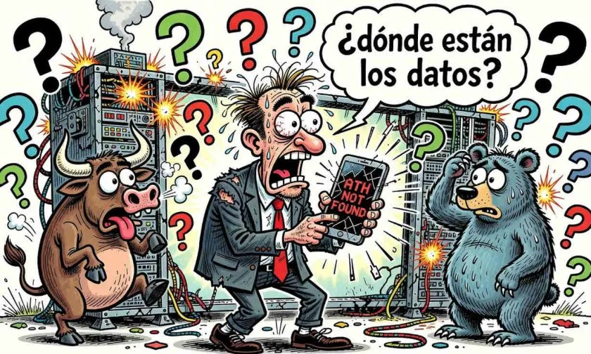 Bitcoin sin brújula: fallo en datos impide análisis del 9 de abril de 2025