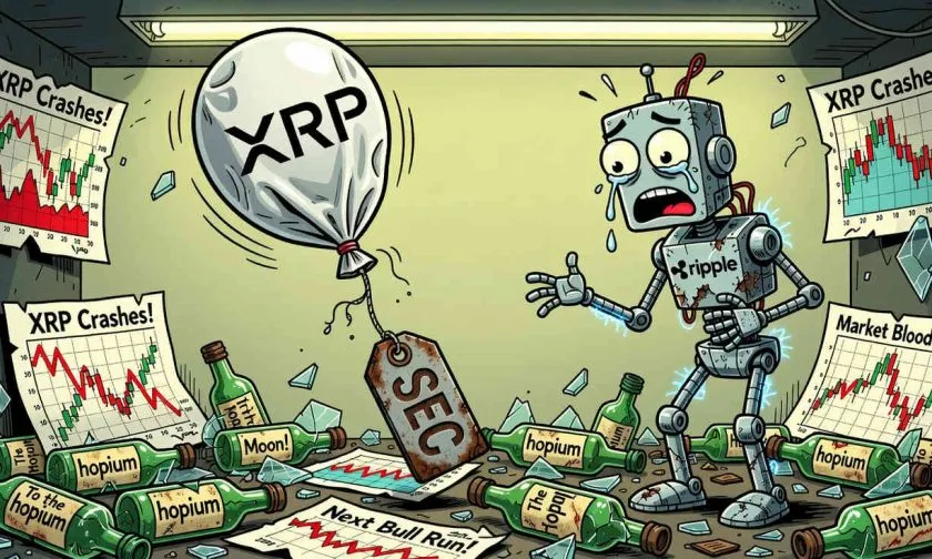 XRP lucha por mantenerse sobre USD $1,10 mientras los inversores abandonan el barco