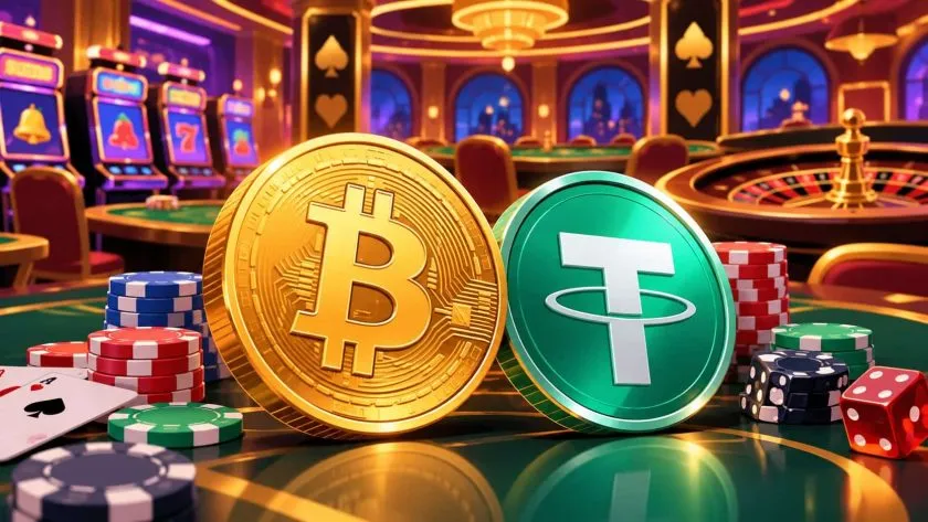 Las stablecoins superan a Bitcoin en iGaming tras cambio de marca del casino