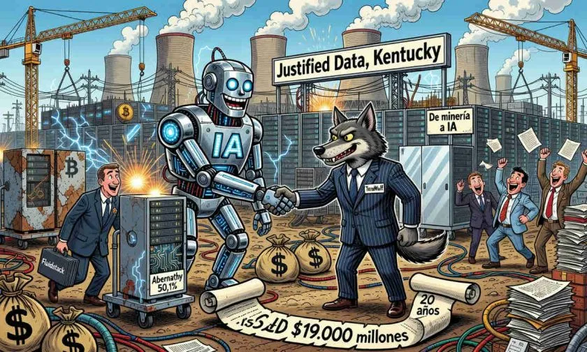 Minero de Bitcoin TeraWulf sella acuerdo con Anthropic por USD $19.000 millones