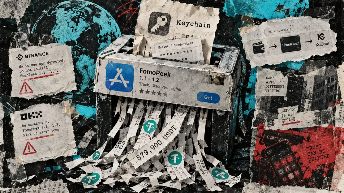Fomopeek app exploits iOS vulnerabilities to steal $580,000 in USDT