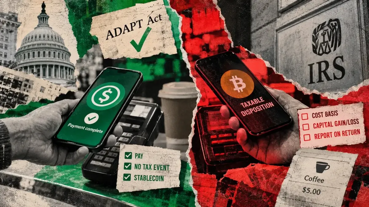 Senate tax proposal allows no-gain treatment for stablecoin purchases, keeps Bitcoin rules