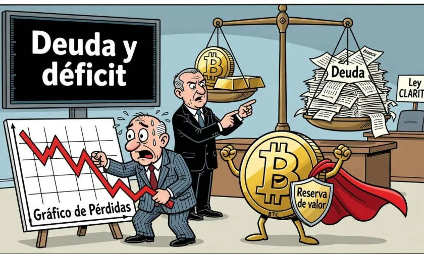 Temor fiscal en EE. UU. fortalece demanda de Bitcoin y oro, según BlackRock