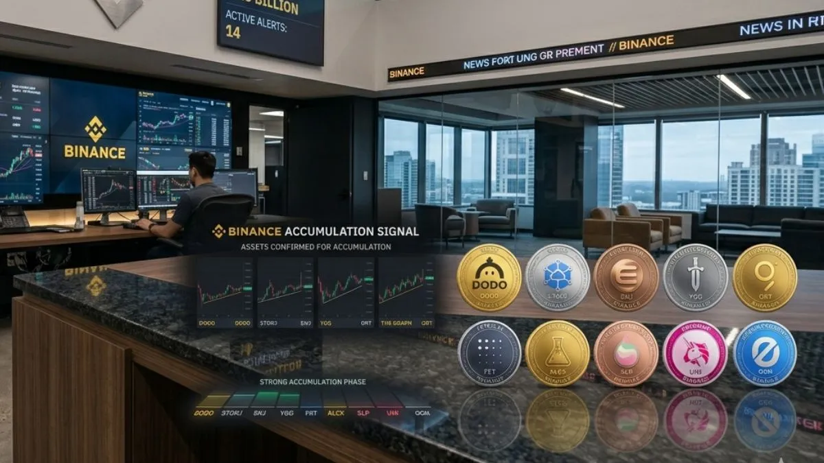Analista detecta señal de acumulación en UNI, FET y 10 criptomonedas dentro de Binance