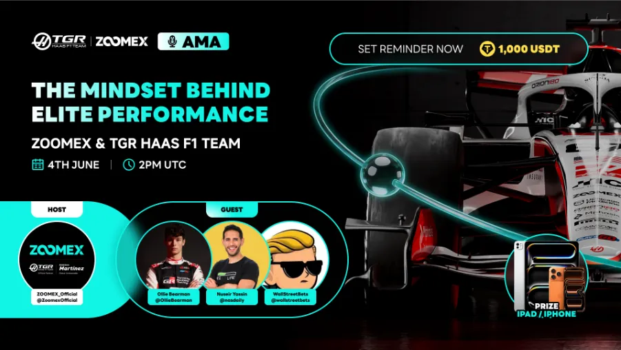 Resumen de Zoomex X Space con Ollie Bearman, WallStreetBets y Nuseir Yassin