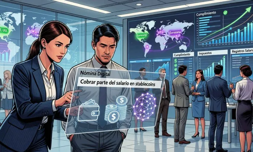 Deel integra pagos salariales con stablecoins en su plataforma global de RR. HH.