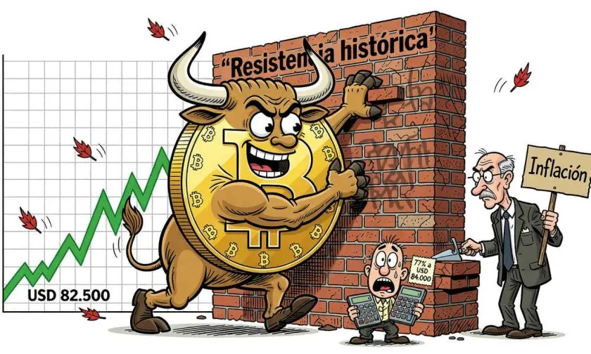 Bitcoin se aproxima a resistencia histórica tras avanzar 24,93% en agosto