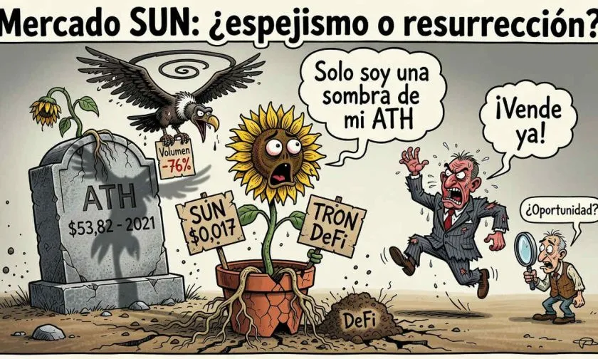 SUN (29 de julio de 2026): lateralización extrema y desplome de volumen encienden alarmas de liquidez