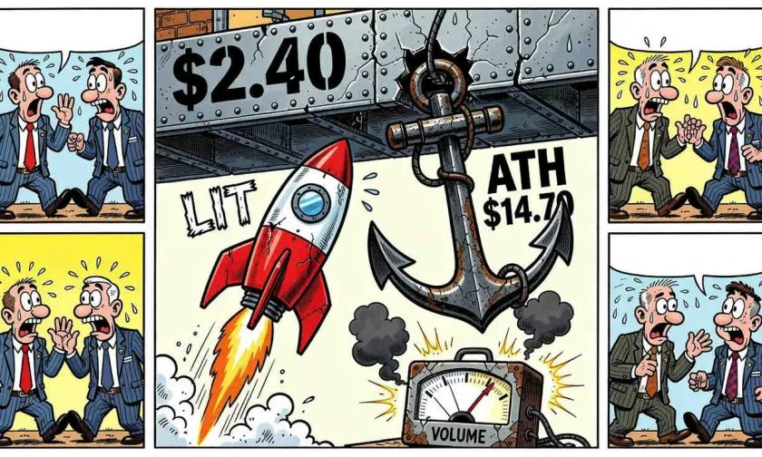 Litentry ($LIT) se dispara un 147% en 90 días y supera todas las medias móviles clave