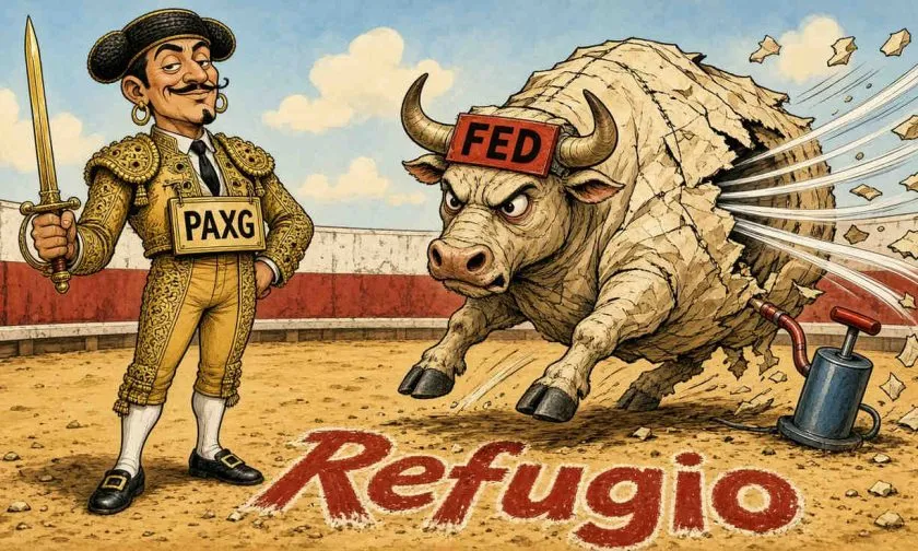 PAXG resiste por encima de $4.340 tras la subida de tasas de la Fed