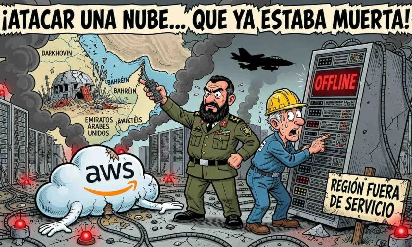 Irán afirma que volvió a atacar una instalación de AWS en Bahréin