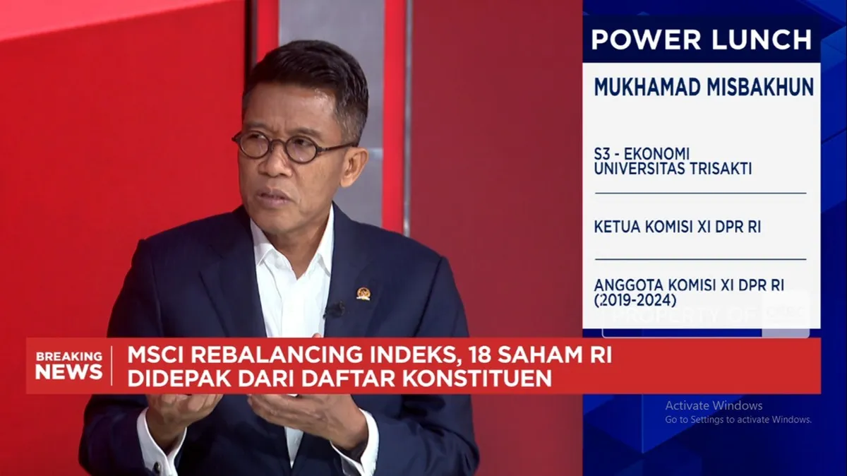Video: Misbakhun: Rebalancing MSCI Jadi Obat "Pahit" Penguatan Bursa