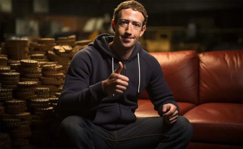 Mark Zuckerberg es el favorito en Kalshi para ser el segundo billonario después de Elon Musk