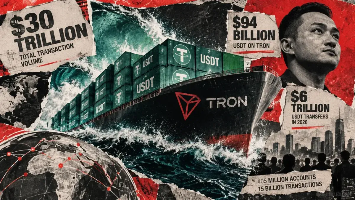 TRON's lifetime volume of $30 trillion raises concerns for investors