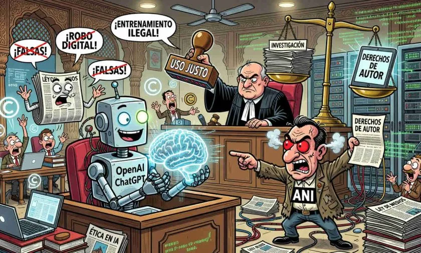 Tribunal indio respalda a OpenAI en disputa por derechos de autor con ANI