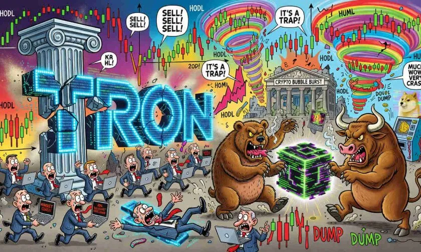 TRX en zona de soporte crítico mientras el volumen cae un 35%: ¿se avecina un quiebre?