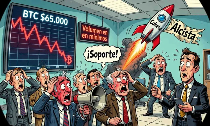 Bitcoin repunta ligeramente a $65.146,25 pero sigue lejos de su máximo histórico