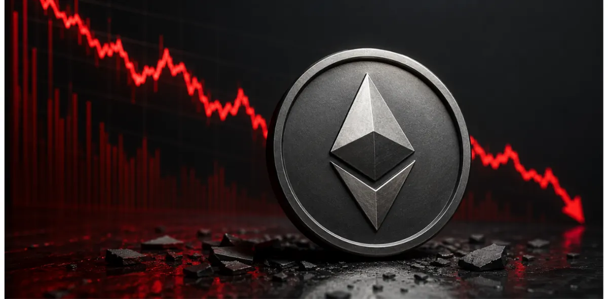 ETH alcanza su valoración más baja en casi siete años