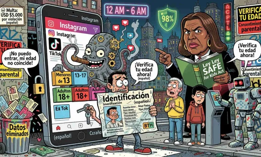 Nueva York exigirá verificación de edad para acceder a feeds algorítmicos