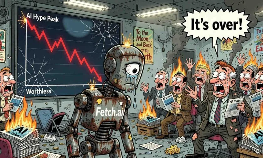 FET se desploma un 6% el 5 de julio: los tokens de inteligencia artificial se hunden en un mar de dudas