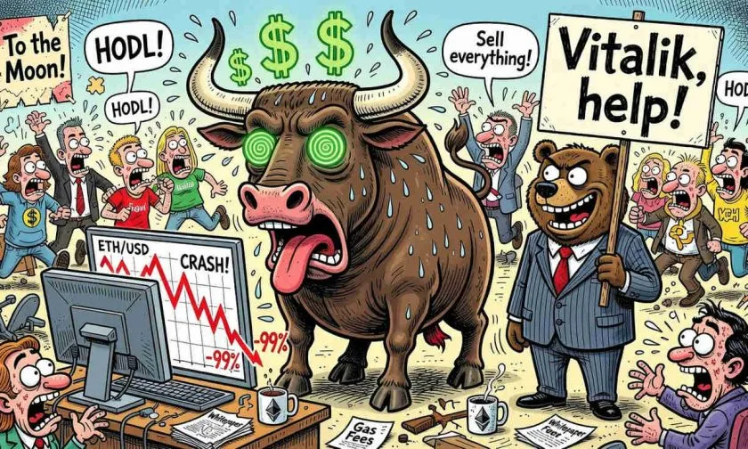 Ethereum amenaza con perder los $1.800 mientras el volumen se desploma un 12%