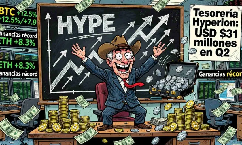 Hyperion DeFi reporta ingresos trimestrales récord de $31 millones por aumento de HYPE