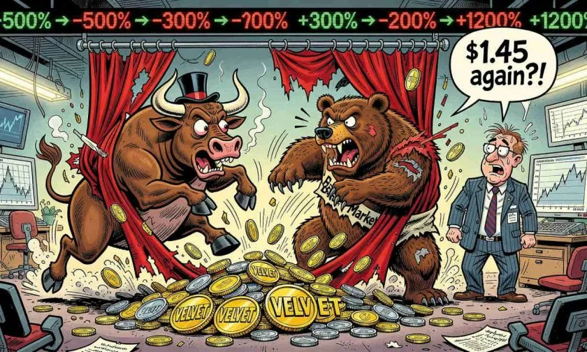 Velvet ($VELVET) cae 6% tras rozar máximos históricos, ¿oportunidad de compra?