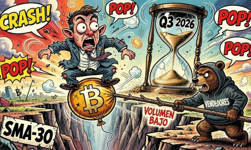 Bitcoin lucha por recuperar los USD $66.000 mientras el volumen se desploma un 22%: ¿agotamiento o pausa antes del rally?