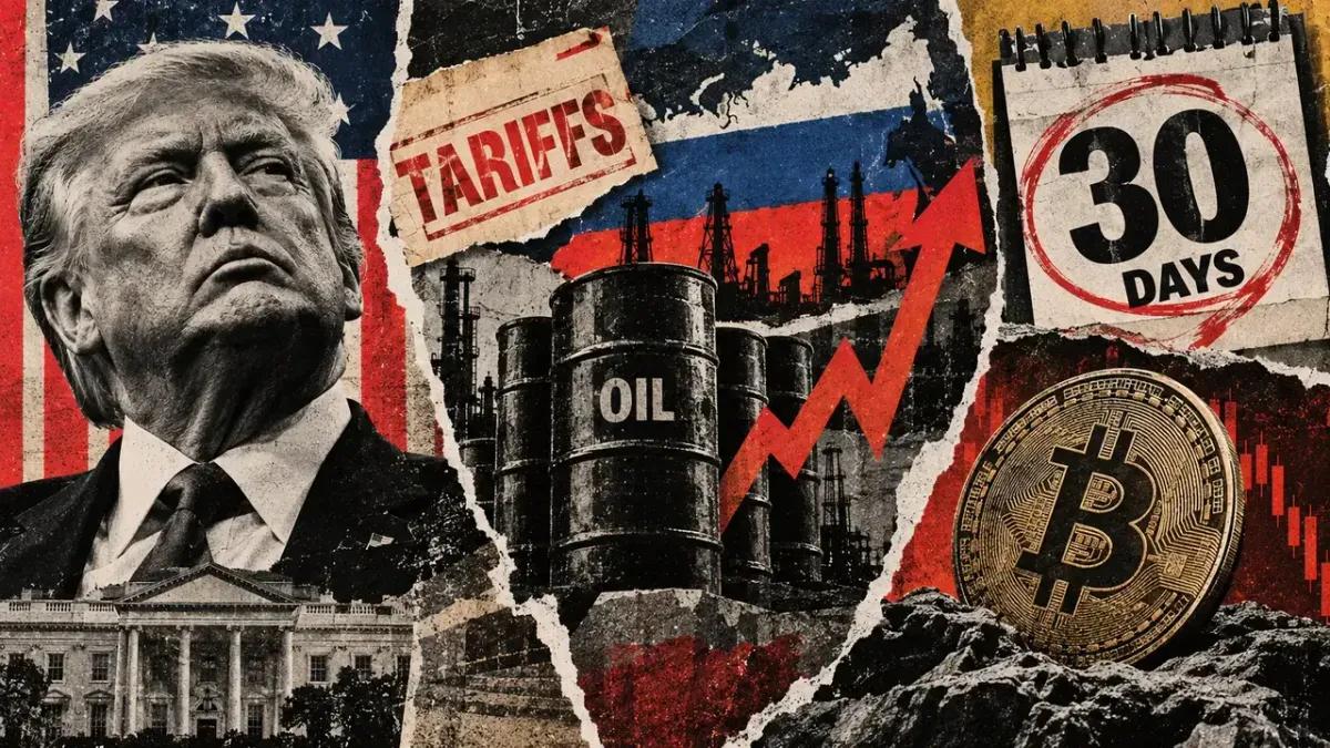 Trump's new Russia tariffs set October 18 deadline for Bitcoin market reaction