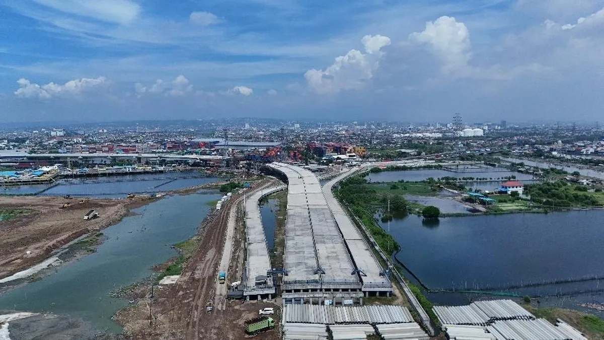 Top! WIKA Kebut Pembangunan Tol Semarang-Demak Seksi 1B