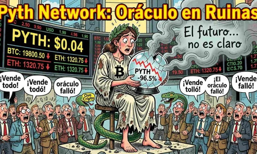 PYTH: El oráculo en caída libre profundiza su desplome del 96.5% el 2026-07-31