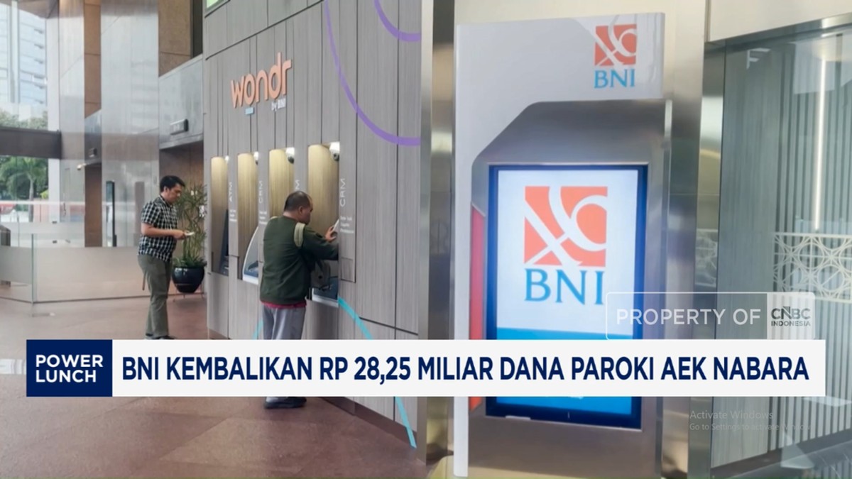 Video: BNI Sudah Kembalikan Rp 28,25 Miliar Dana Paroki Aek Nabara