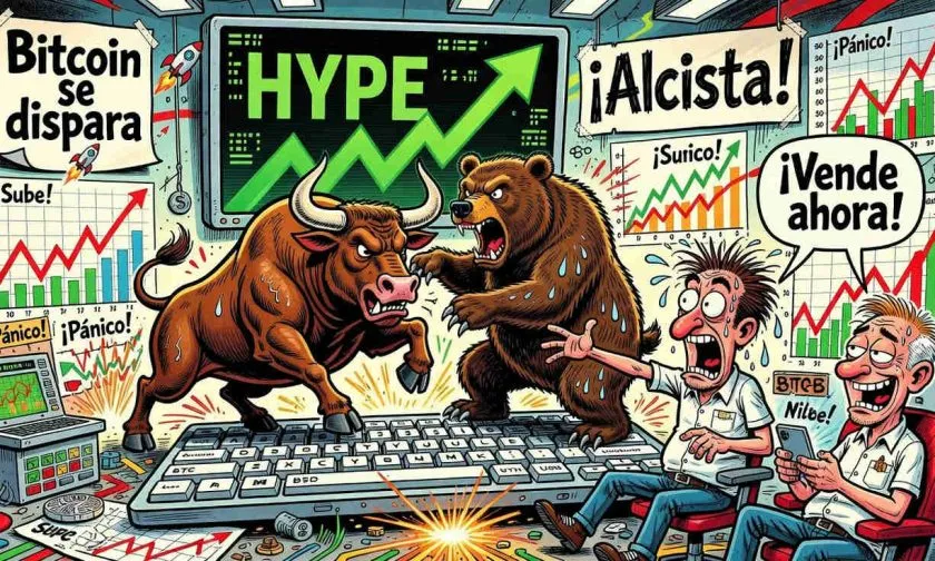 Hyperliquid (HYPE) rebota un 3,38% mientras el mercado ajusta tras corrección de 30 días