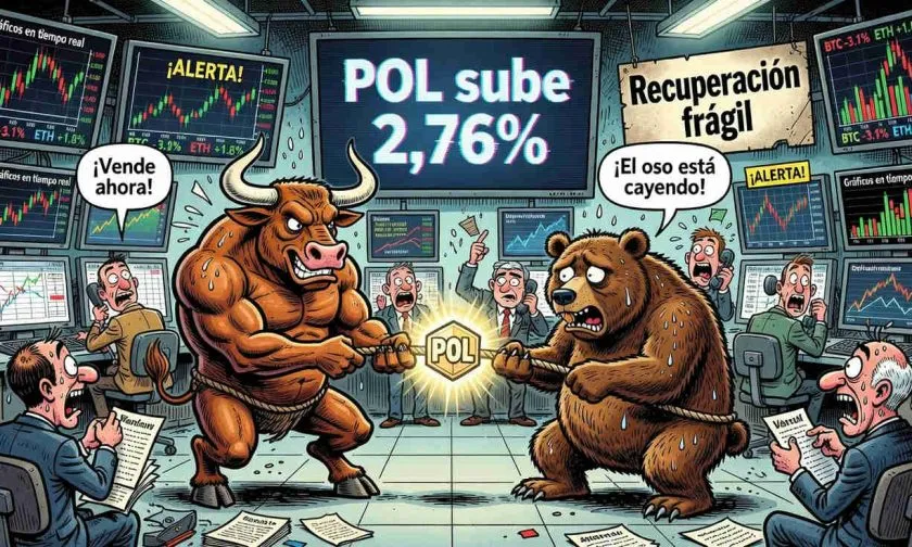 POL rebota 2,76% y se aproxima a la resistencia de USD $0,077
