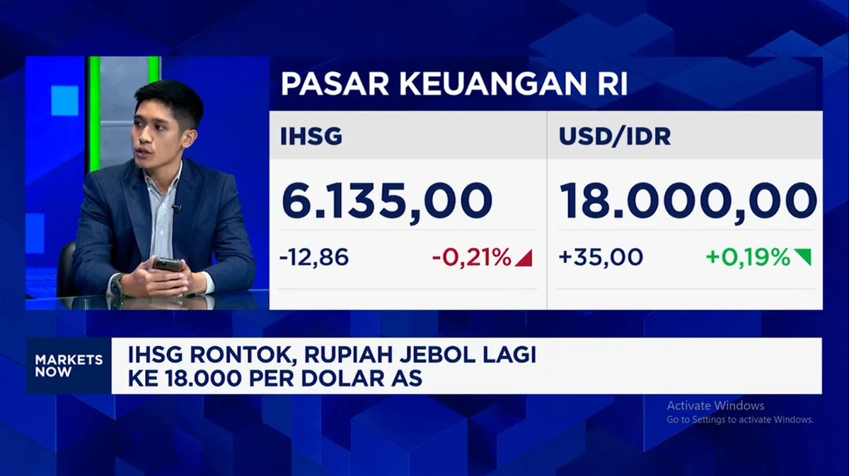 Rupiah tembus Rp 18.000 per USD, risiko ekonomi meningkat bagi Indonesia