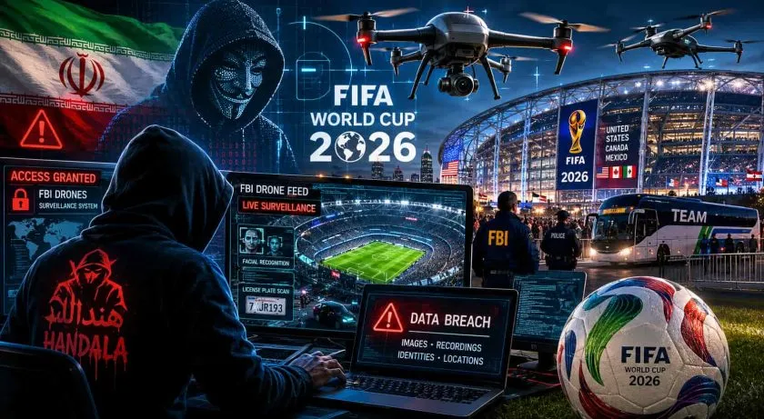 Grupo vinculado a Irán amenaza Mundial de Fútbol 2026 y afirma haber hackeado drones del FBI
