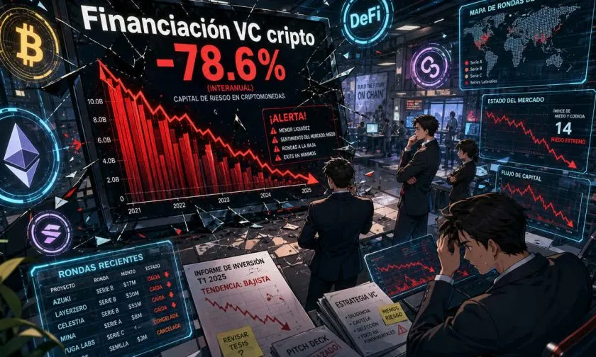 Financiación al sector cripto cripto cae a USD $659 millones en abril y toca mínimos de 2024