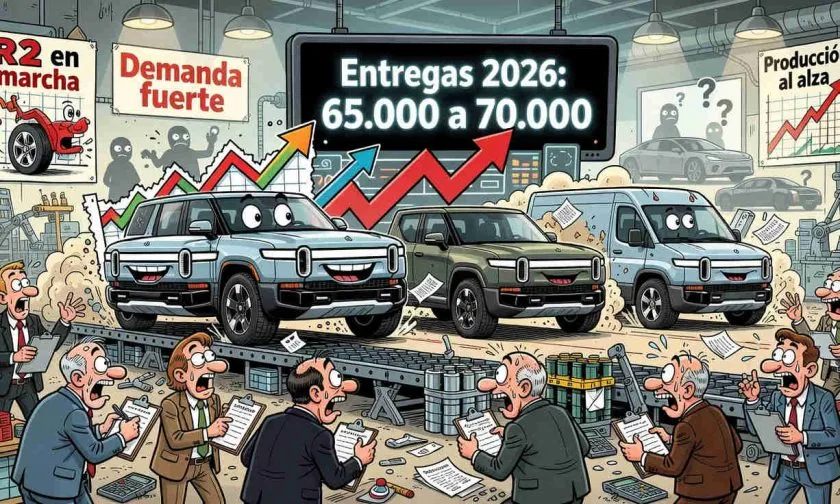 Rivian sube su pronóstico de entregas para 2026 tras superar expectativas en el segundo trimestre