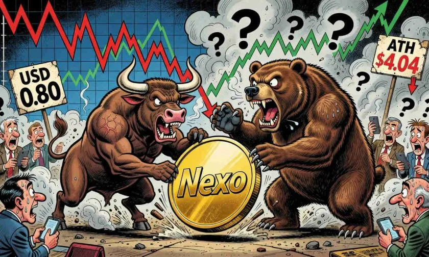 Nexo muestra señales contradictorias tras ganancia semanal del 11% mientras los bajistas dominan los marcos largos