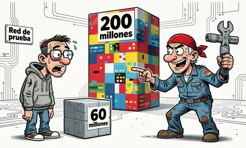 Actualización de Prysm ajusta límite de gas a 200 millones para prueba en Sepolia