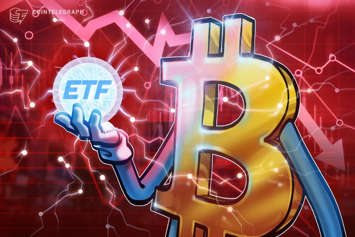 Bitcoin ETFs face $201.8 million outflow as BTC drops under $78K