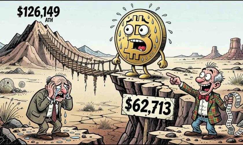 Bitcoin ($BTC) cae un 50% desde su máximo histórico: ¿es hora de comprar el miedo? – 8 de julio de 2026