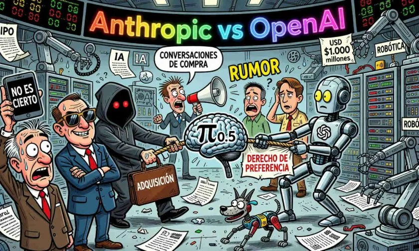 El rumor que enfrenta a Anthropic y OpenAI por la startup robótica Physical Intelligence