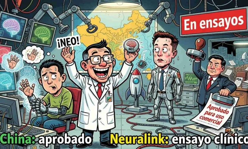 China aprueba NEO, el primer chip cerebral comercial, y avanza en la competencia contra Neuralink